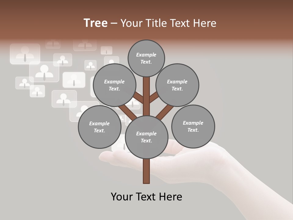 Internet Media Glowing PowerPoint Template