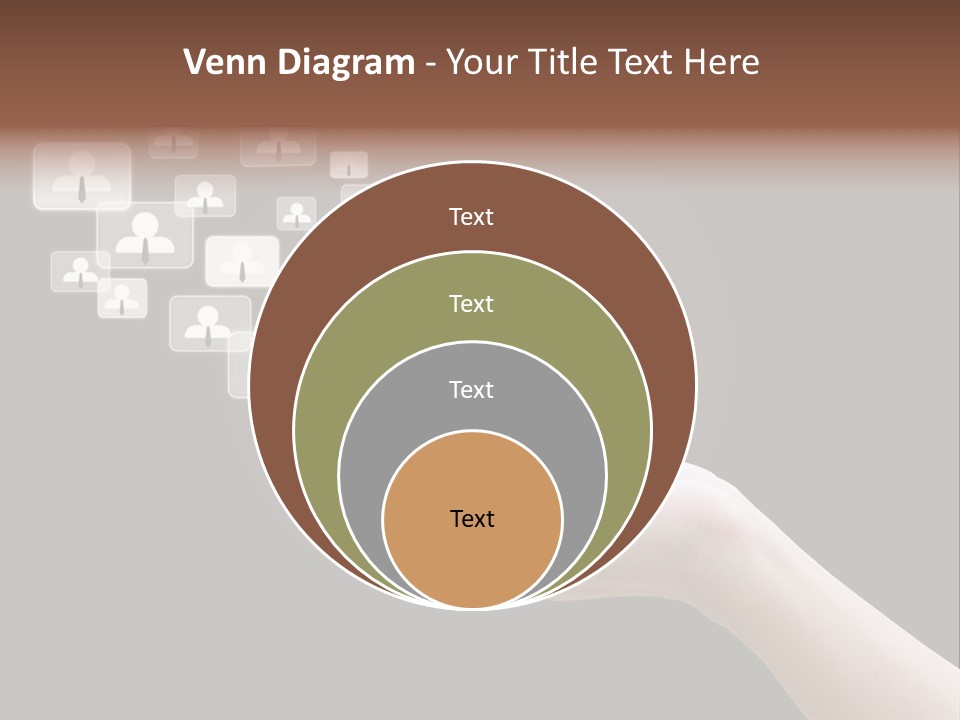 Internet Media Glowing PowerPoint Template