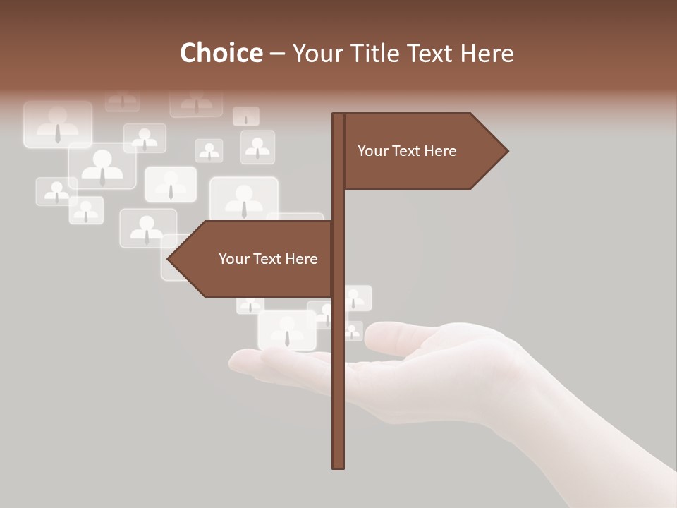 Internet Media Glowing PowerPoint Template