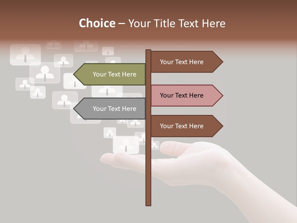 Internet Media Glowing PowerPoint Template