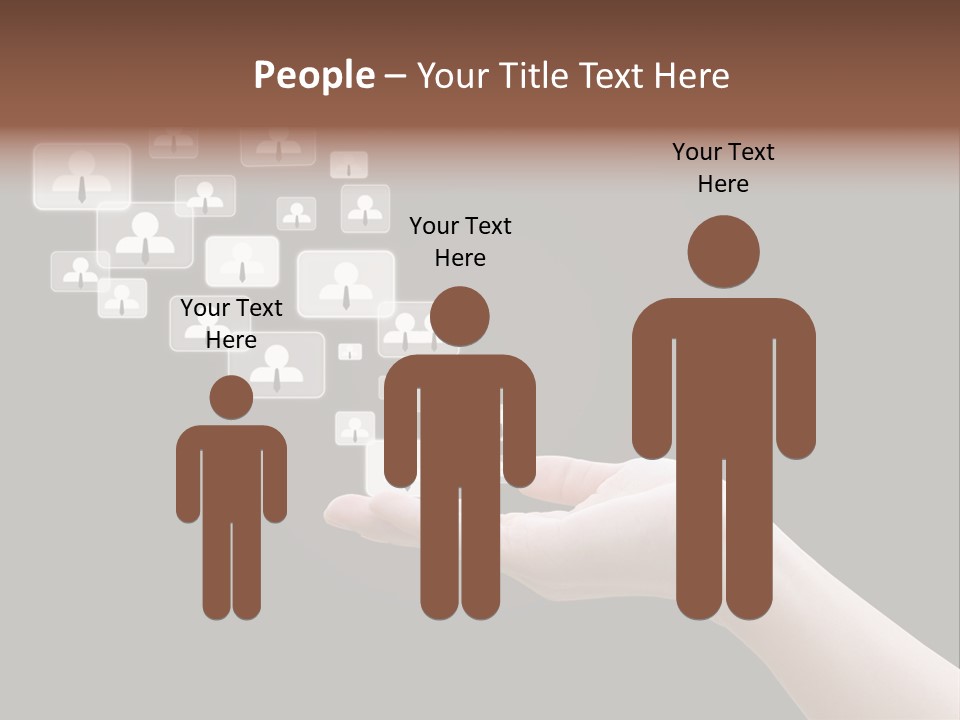 Internet Media Glowing PowerPoint Template