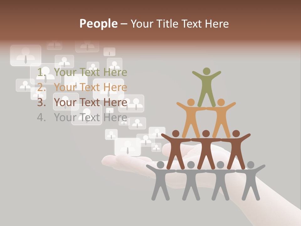 Internet Media Glowing PowerPoint Template