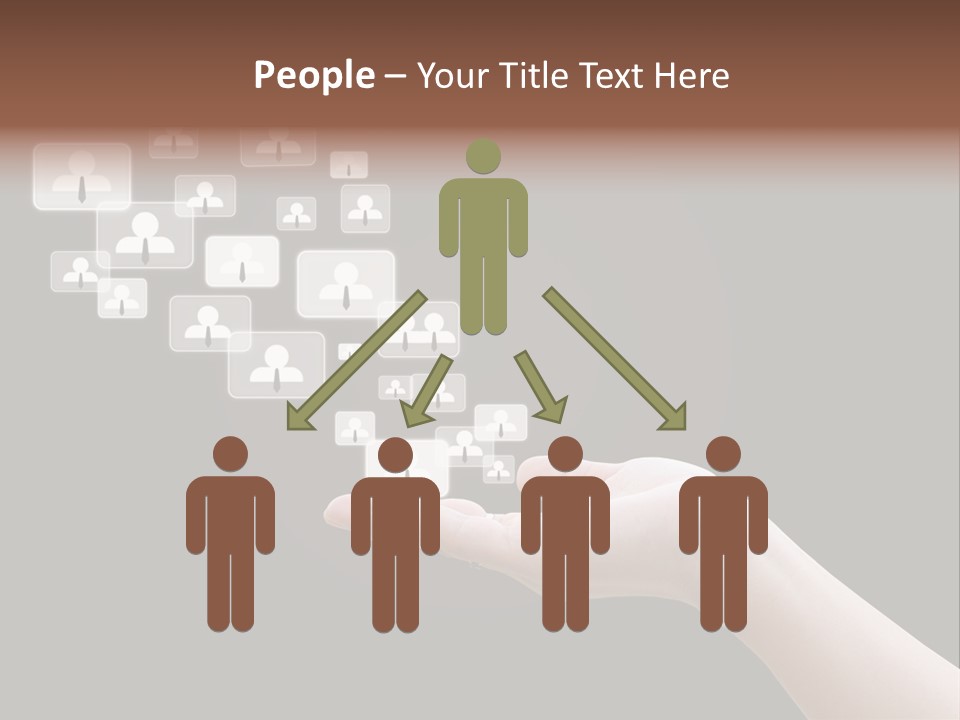 Internet Media Glowing PowerPoint Template