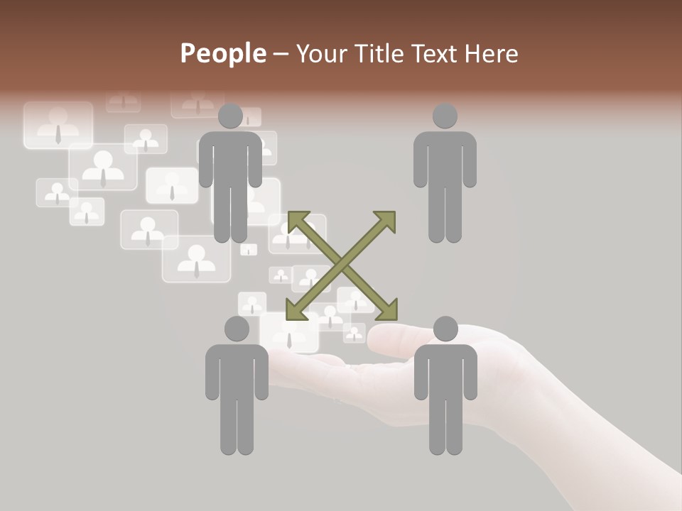 Internet Media Glowing PowerPoint Template