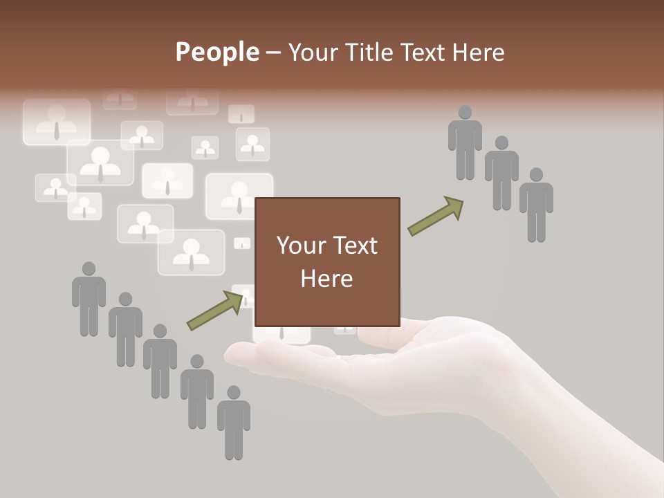 Internet Media Glowing PowerPoint Template