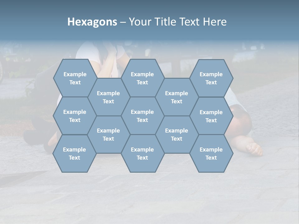 Skyscrapers Daybreak Skyline PowerPoint Template