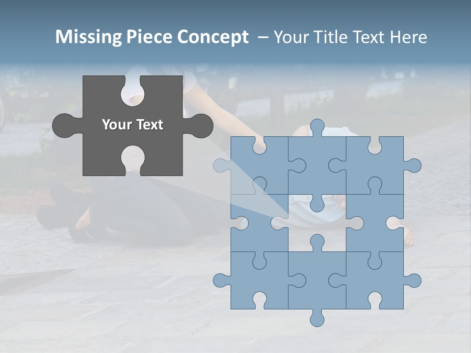 Skyscrapers Daybreak Skyline PowerPoint Template