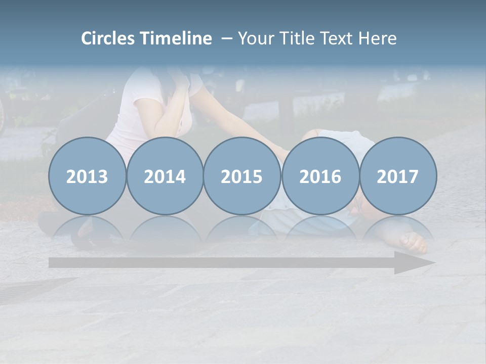 Skyscrapers Daybreak Skyline PowerPoint Template