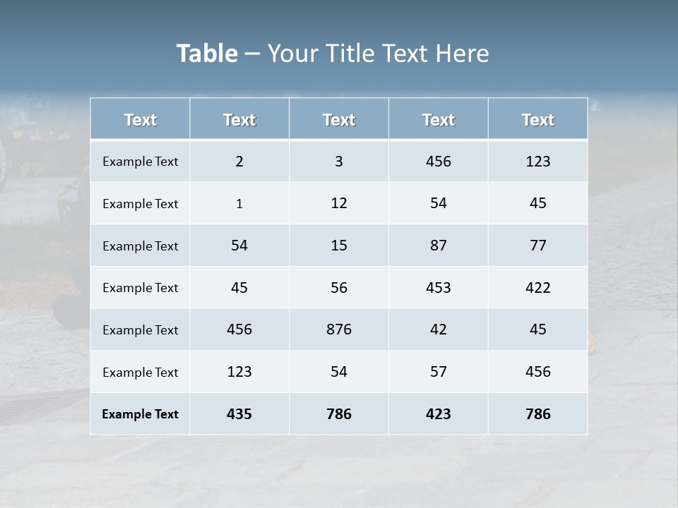 Skyscrapers Daybreak Skyline PowerPoint Template