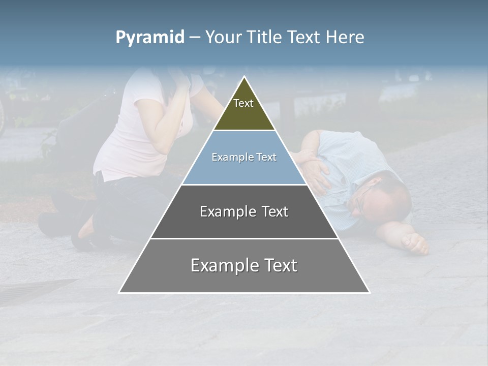 Skyscrapers Daybreak Skyline PowerPoint Template