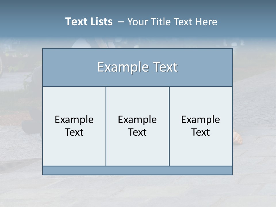 Skyscrapers Daybreak Skyline PowerPoint Template