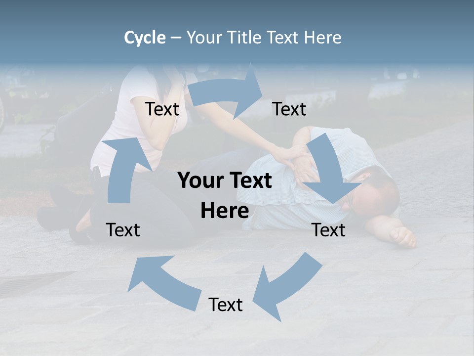 Skyscrapers Daybreak Skyline PowerPoint Template