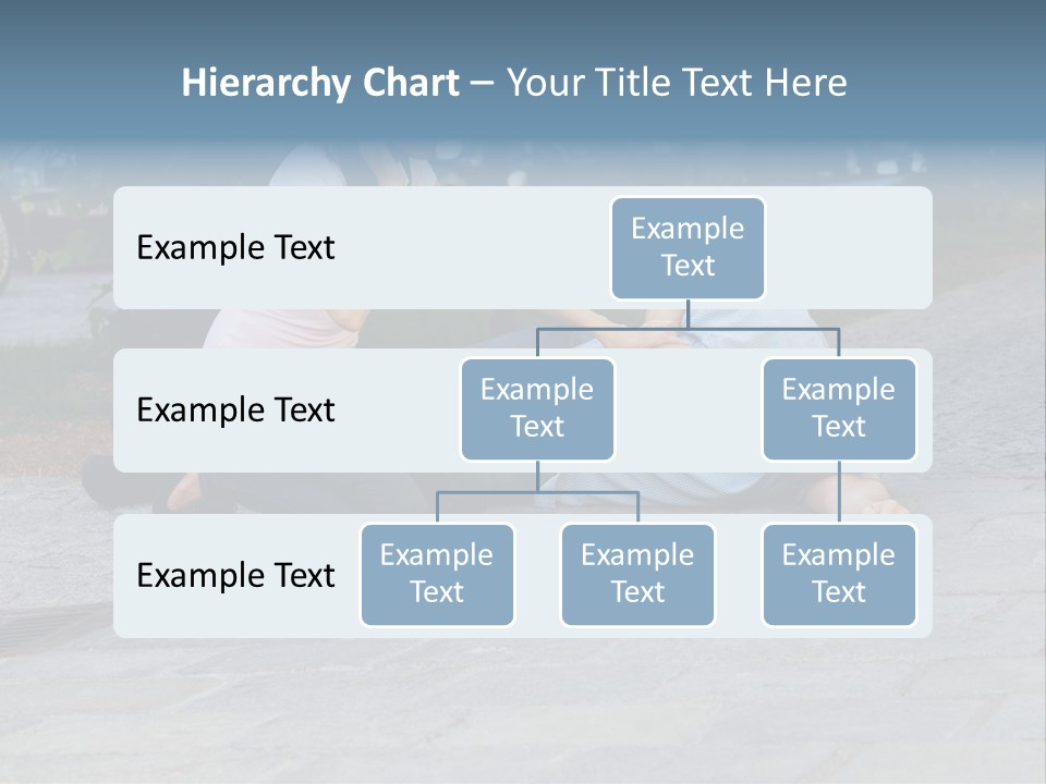 Skyscrapers Daybreak Skyline PowerPoint Template