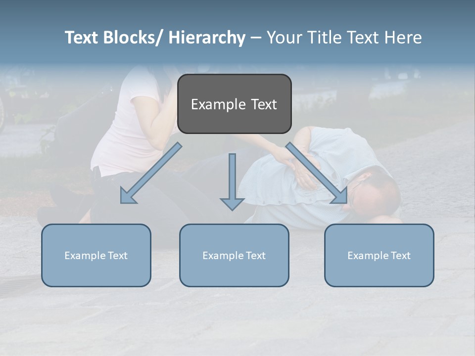 Skyscrapers Daybreak Skyline PowerPoint Template