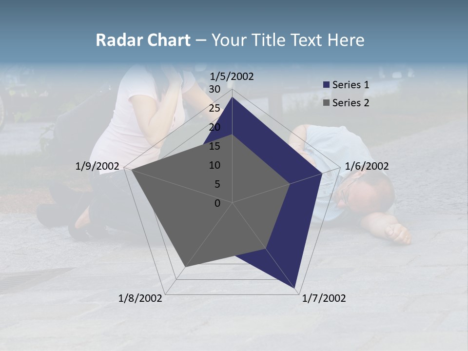 Skyscrapers Daybreak Skyline PowerPoint Template