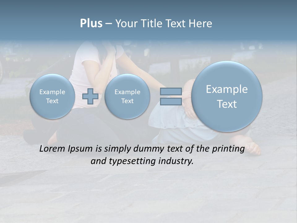 Skyscrapers Daybreak Skyline PowerPoint Template