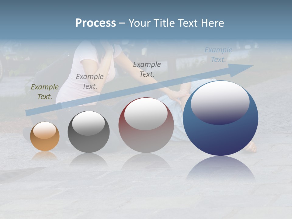 Skyscrapers Daybreak Skyline PowerPoint Template