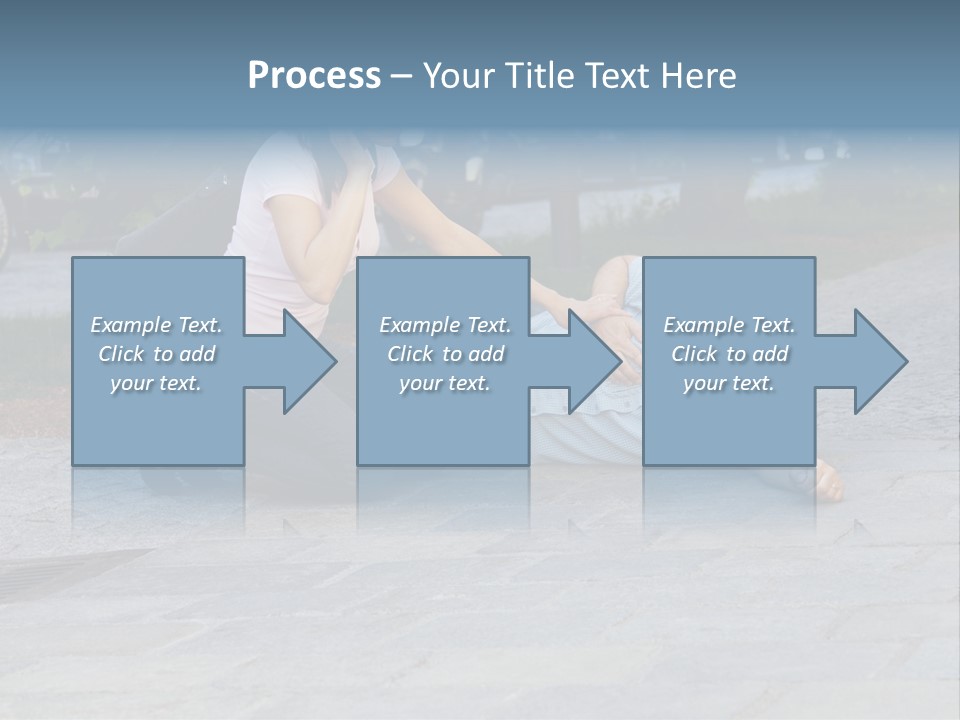 Skyscrapers Daybreak Skyline PowerPoint Template