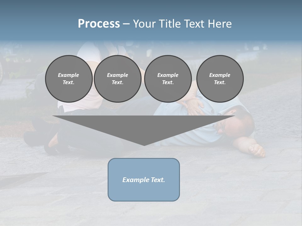 Skyscrapers Daybreak Skyline PowerPoint Template