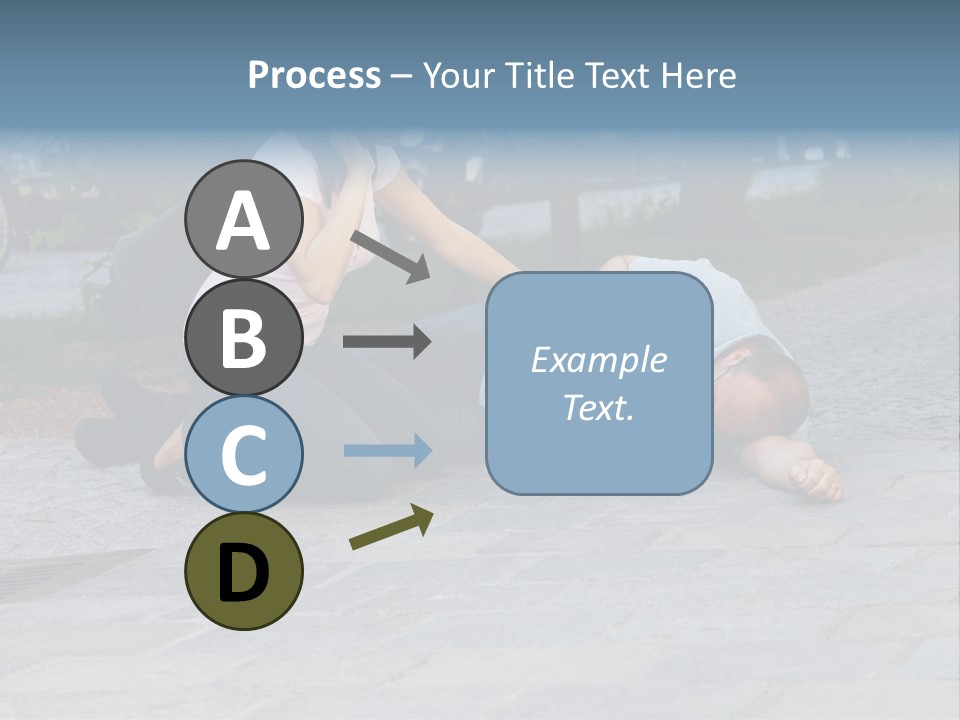 Skyscrapers Daybreak Skyline PowerPoint Template