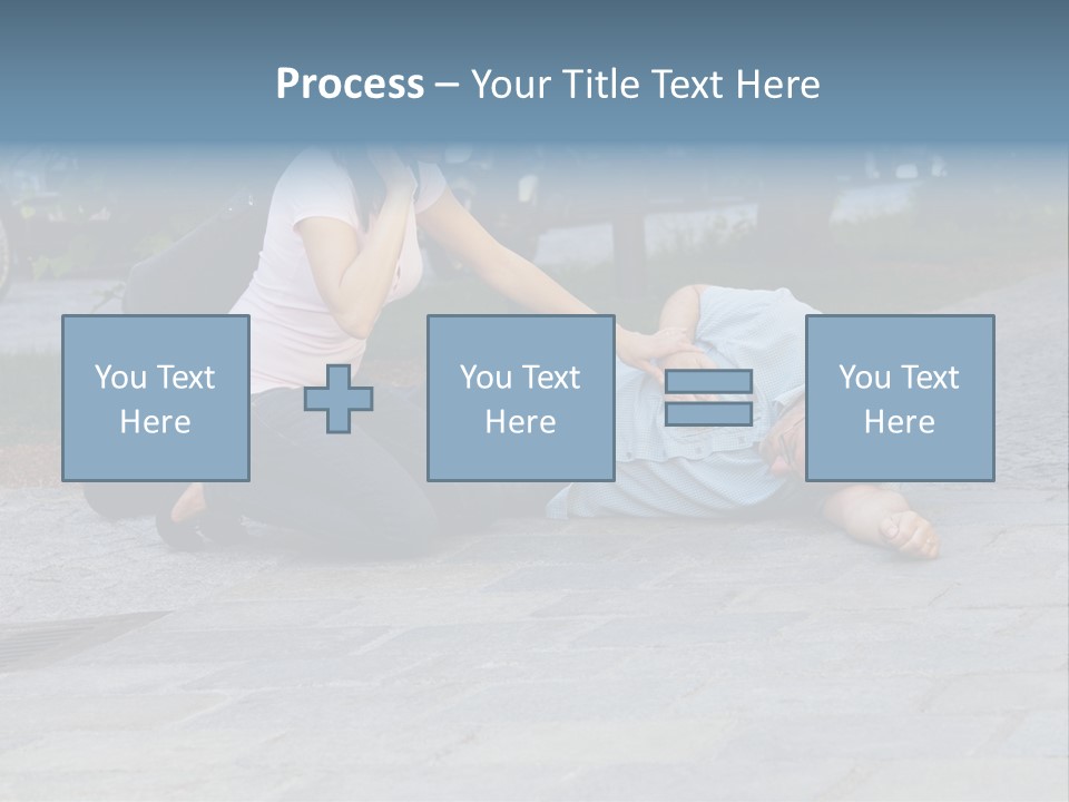 Skyscrapers Daybreak Skyline PowerPoint Template
