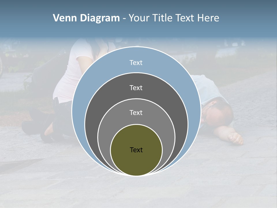 Skyscrapers Daybreak Skyline PowerPoint Template