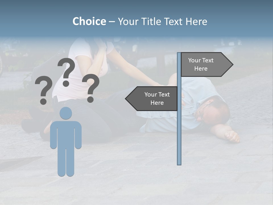 Skyscrapers Daybreak Skyline PowerPoint Template