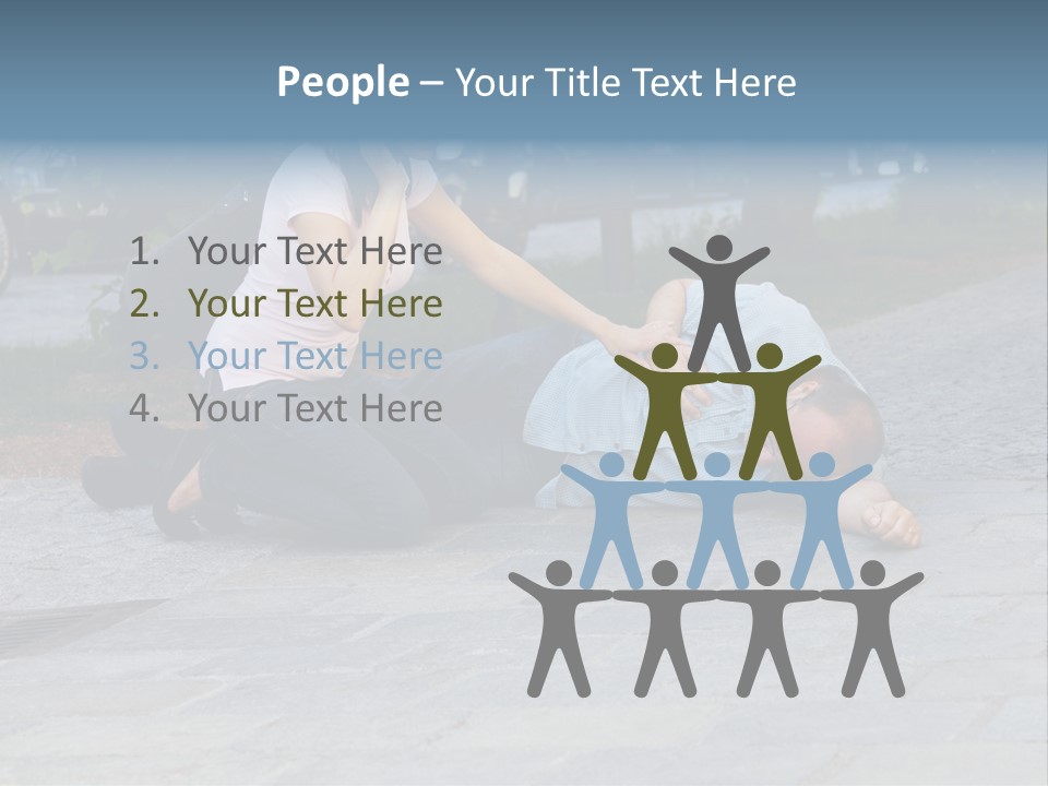 Skyscrapers Daybreak Skyline PowerPoint Template