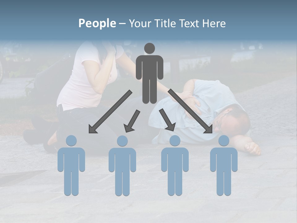 Skyscrapers Daybreak Skyline PowerPoint Template