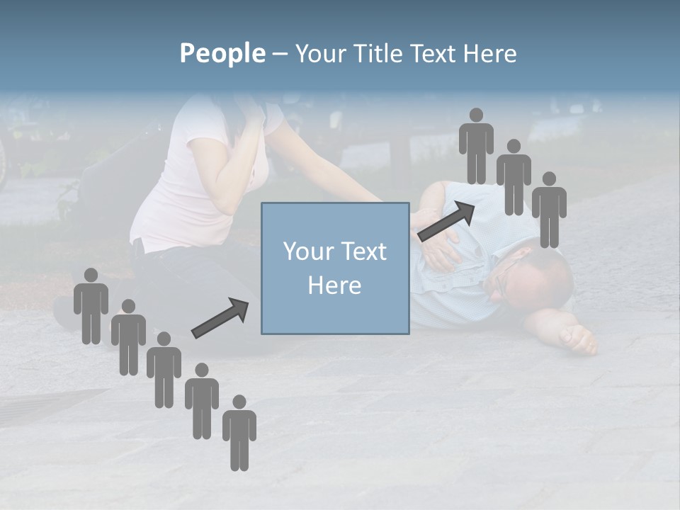 Skyscrapers Daybreak Skyline PowerPoint Template