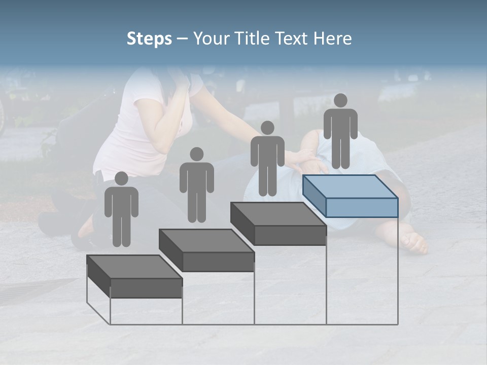 Skyscrapers Daybreak Skyline PowerPoint Template