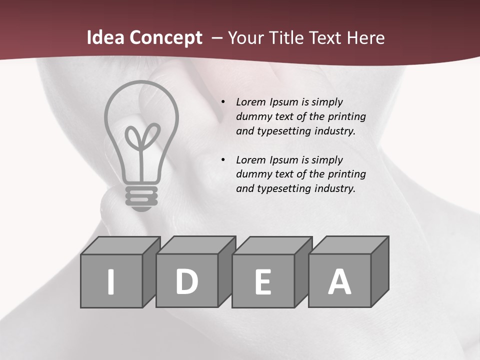Distinctive Motivation Invention PowerPoint Template