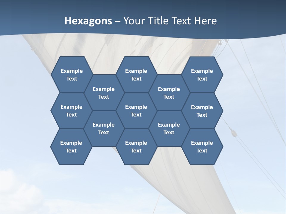 A Sail Boat In The Ocean Powerpoint Template PowerPoint Template