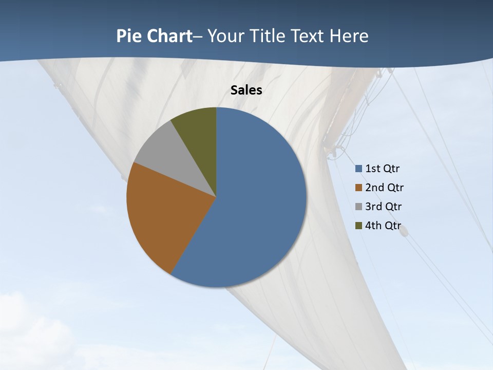 A Sail Boat In The Ocean Powerpoint Template PowerPoint Template