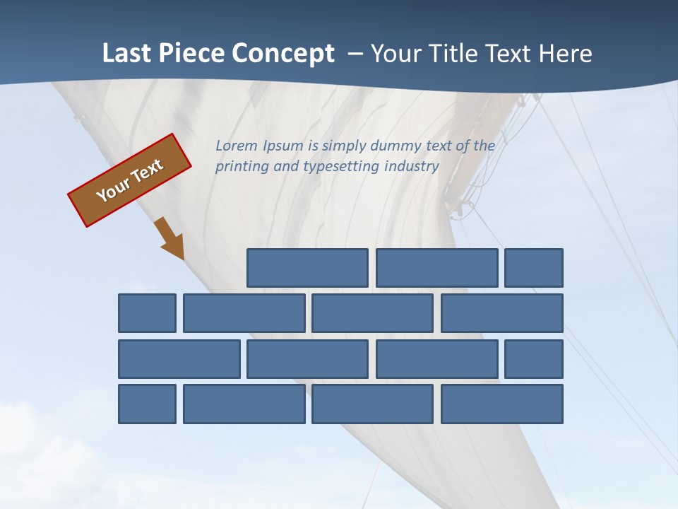 A Sail Boat In The Ocean Powerpoint Template PowerPoint Template