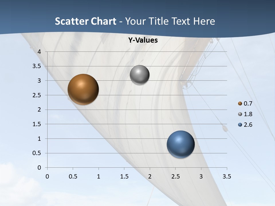 A Sail Boat In The Ocean Powerpoint Template PowerPoint Template