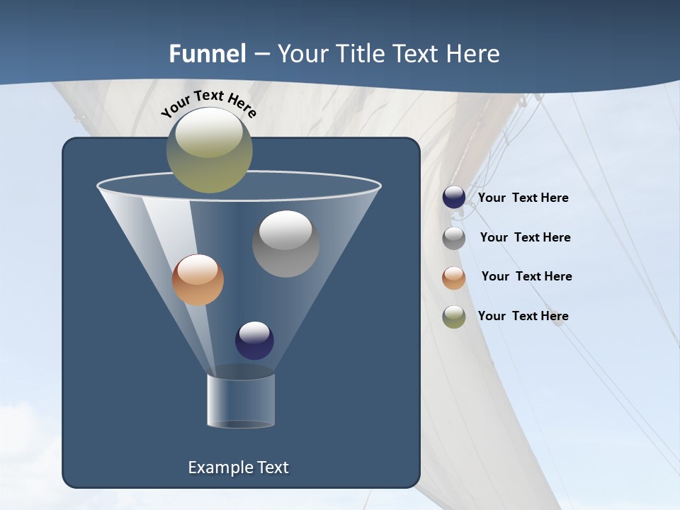 A Sail Boat In The Ocean Powerpoint Template PowerPoint Template