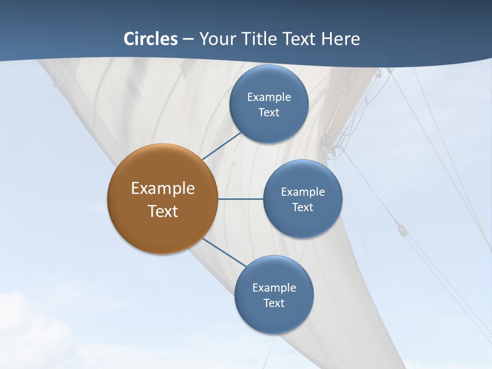 A Sail Boat In The Ocean Powerpoint Template PowerPoint Template