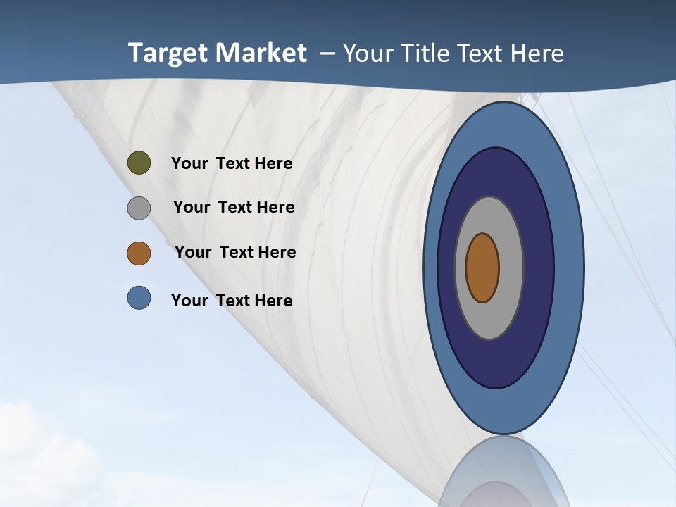 A Sail Boat In The Ocean Powerpoint Template PowerPoint Template