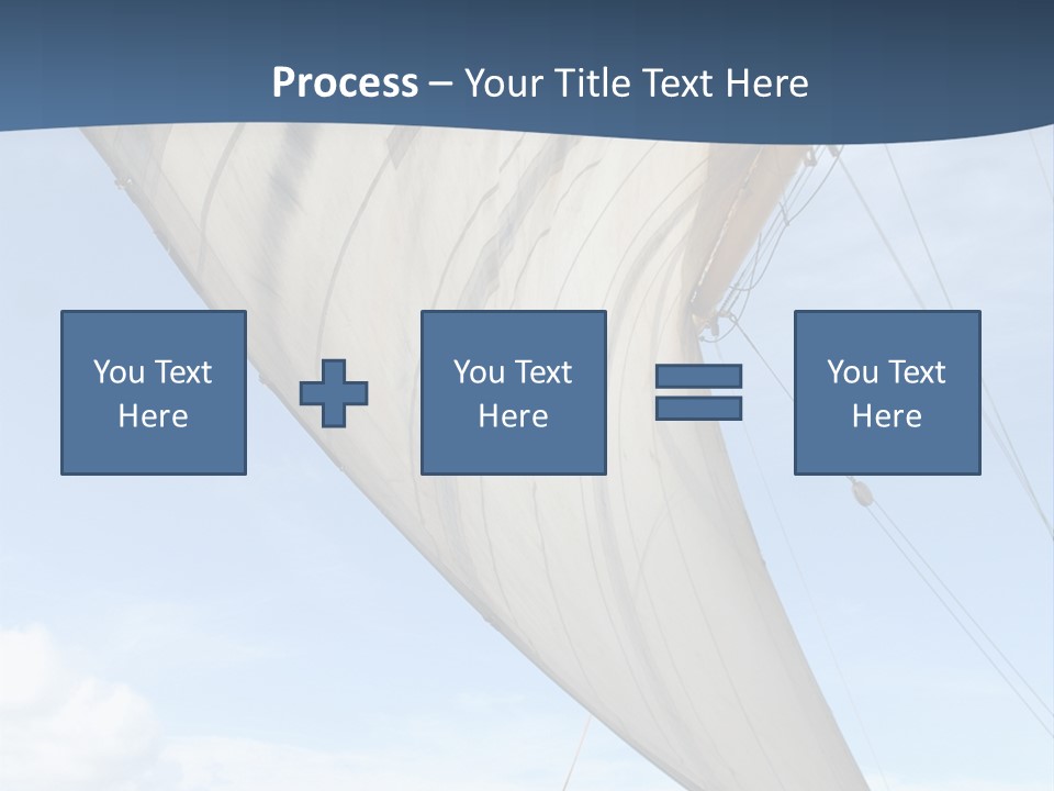 A Sail Boat In The Ocean Powerpoint Template PowerPoint Template