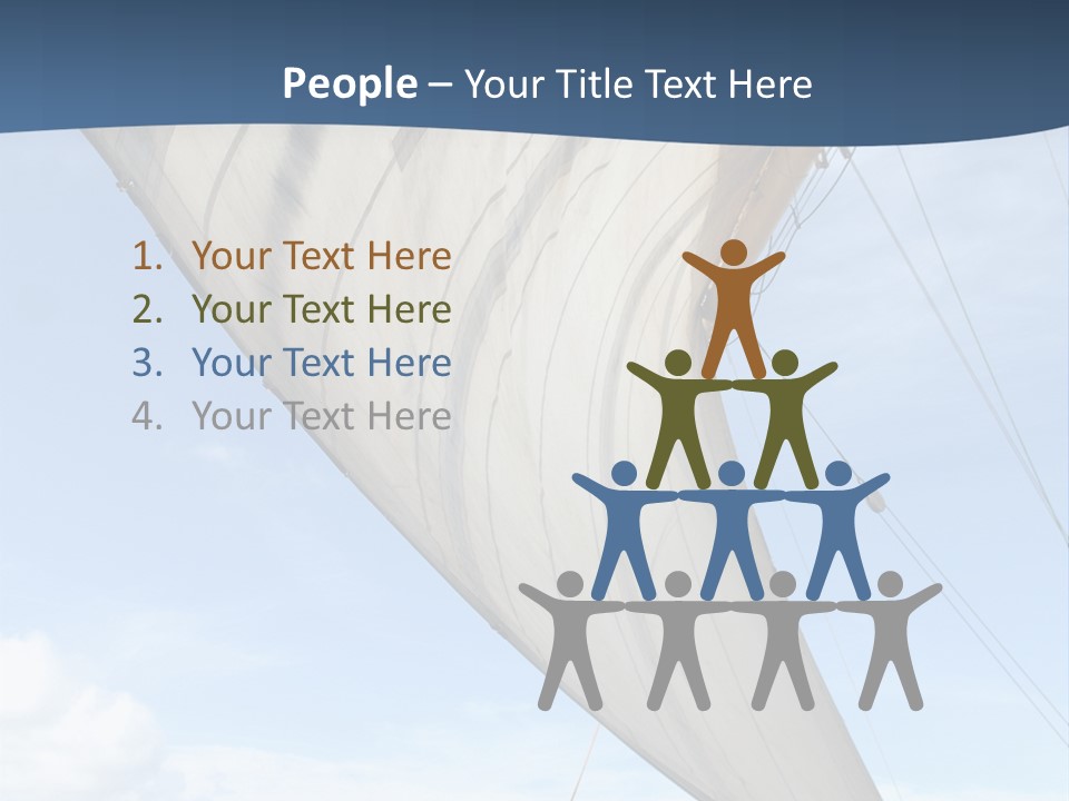 A Sail Boat In The Ocean Powerpoint Template PowerPoint Template