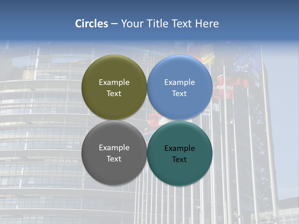 Council Of Europe European Parliament Organ PowerPoint Template