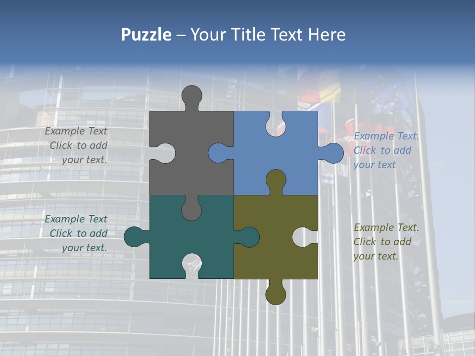 Council Of Europe European Parliament Organ PowerPoint Template