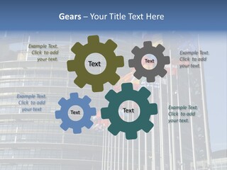 Council Of Europe European Parliament Organ PowerPoint Template