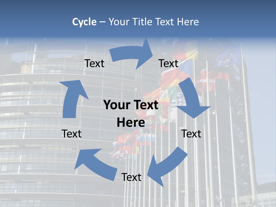 Council Of Europe European Parliament Organ PowerPoint Template