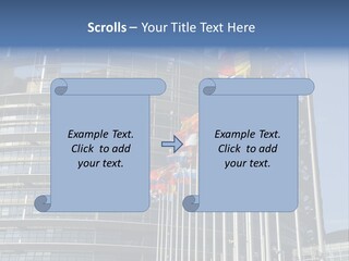 Council Of Europe European Parliament Organ PowerPoint Template