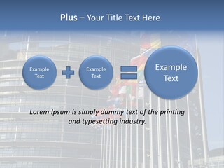 Council Of Europe European Parliament Organ PowerPoint Template