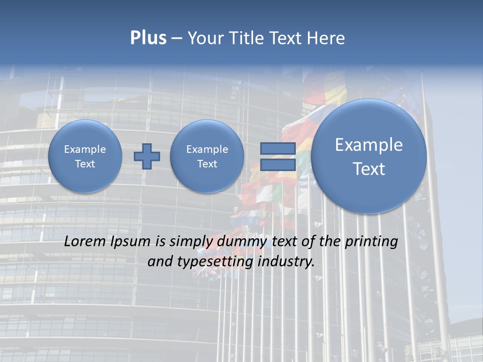 Council Of Europe European Parliament Organ PowerPoint Template