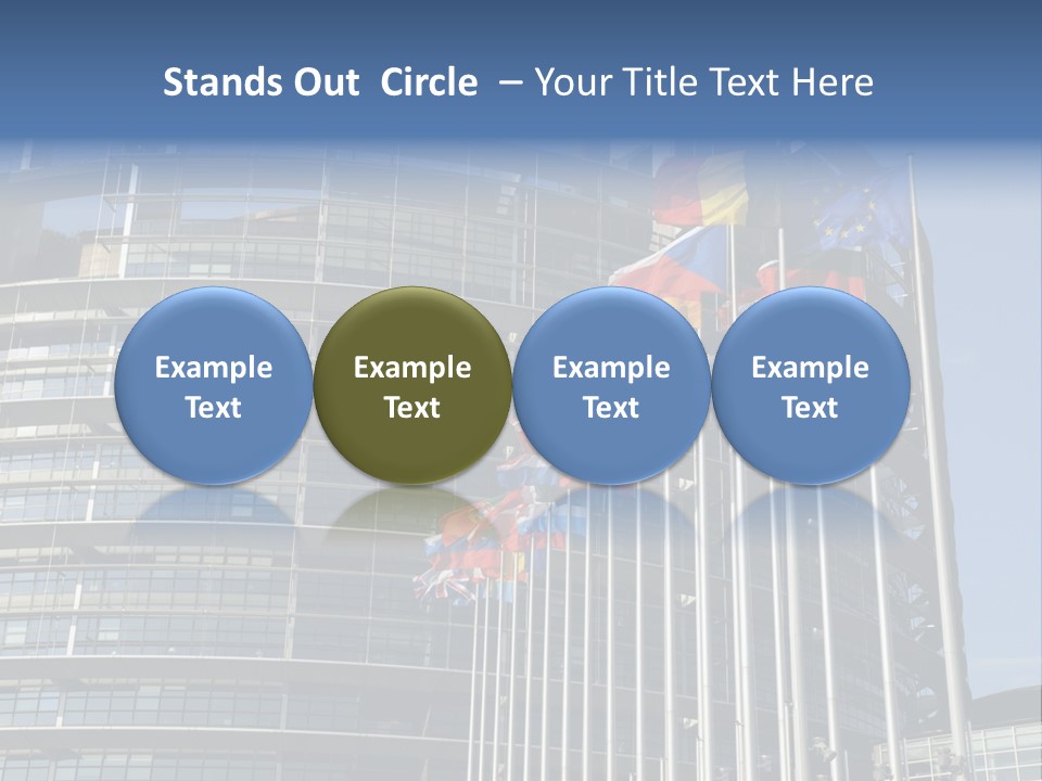 Council Of Europe European Parliament Organ PowerPoint Template