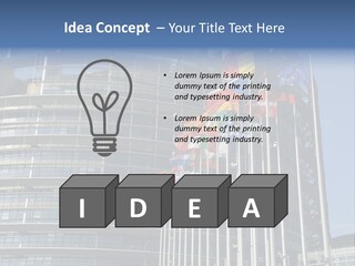 Council Of Europe European Parliament Organ PowerPoint Template